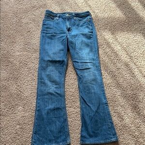 J. Crew Women's Flare Jeans in Deep Blue